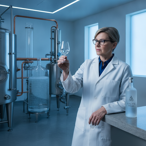 Master Distiller Inspecting Spirit